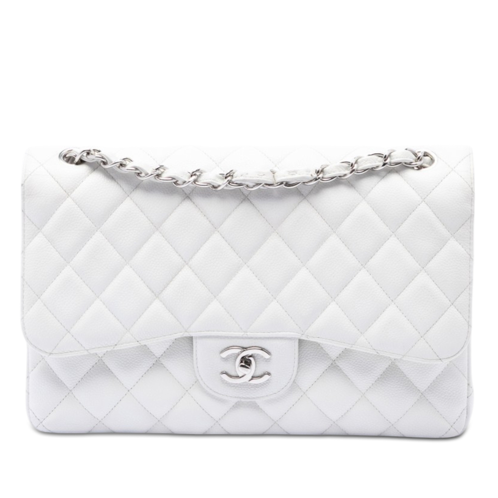 Pre-Loved Chanel Jumbo Classic Caviar Double Flap